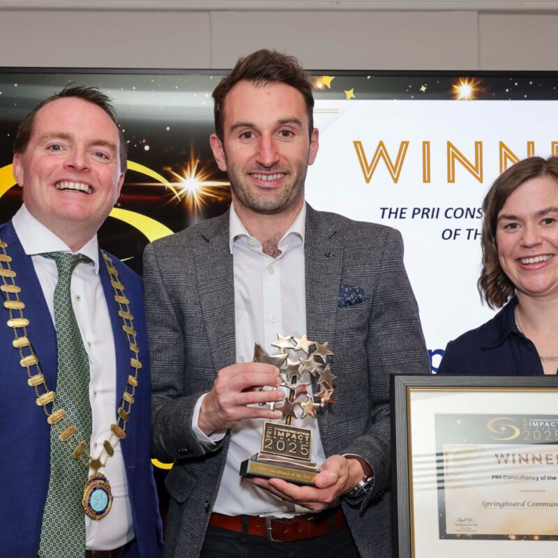Springboard Communications Named PRII Consultancy Team of the Year