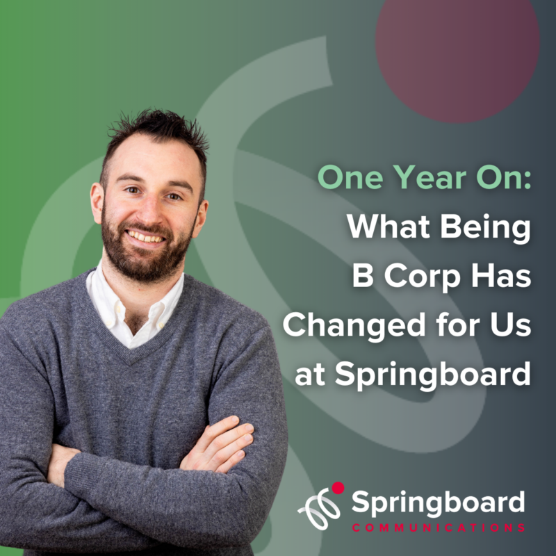 One Year On: B Corp