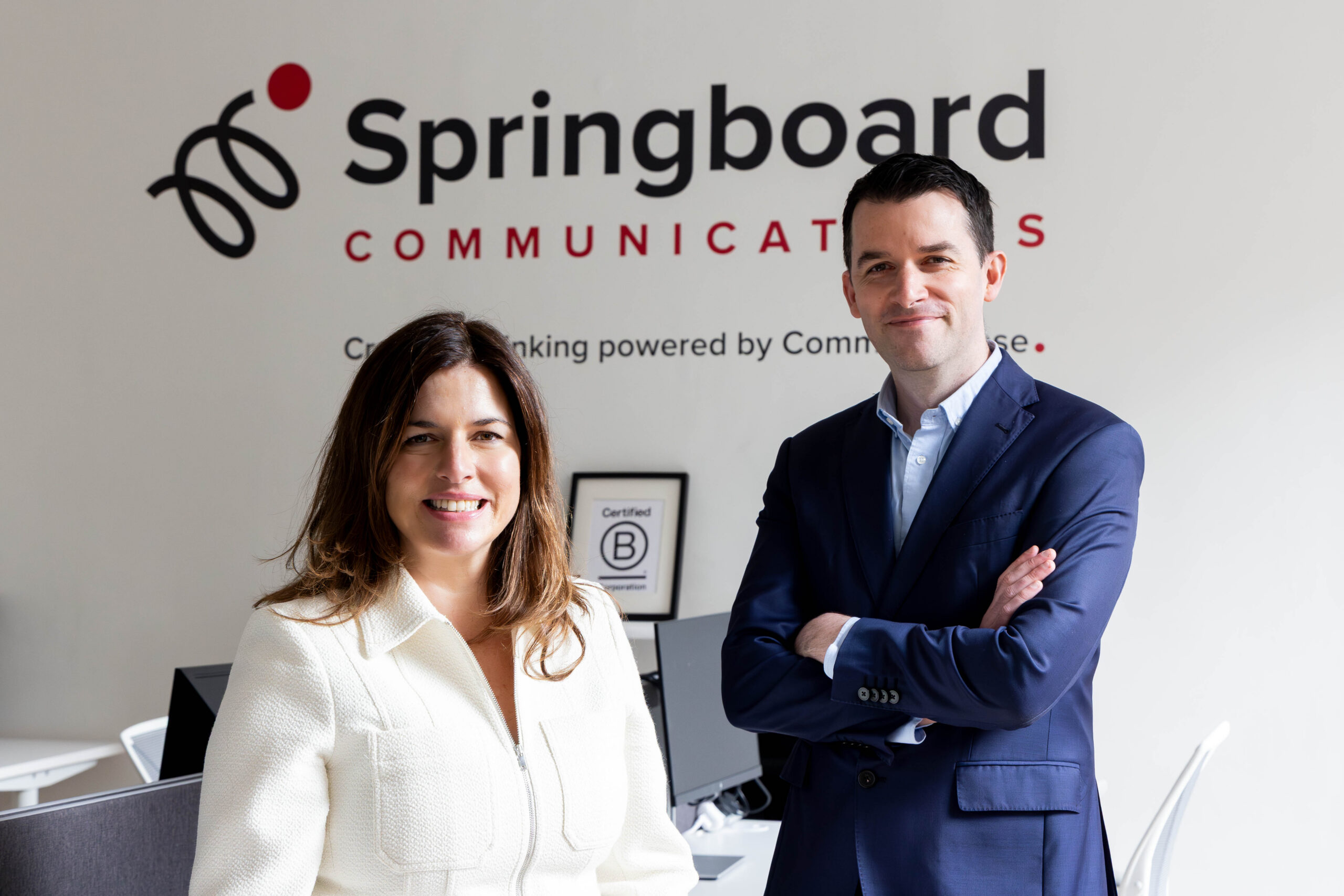 Springboard Communications appoints Tom Fitzpatrick as Director following continued growth 1 Tom and Susie scaled
